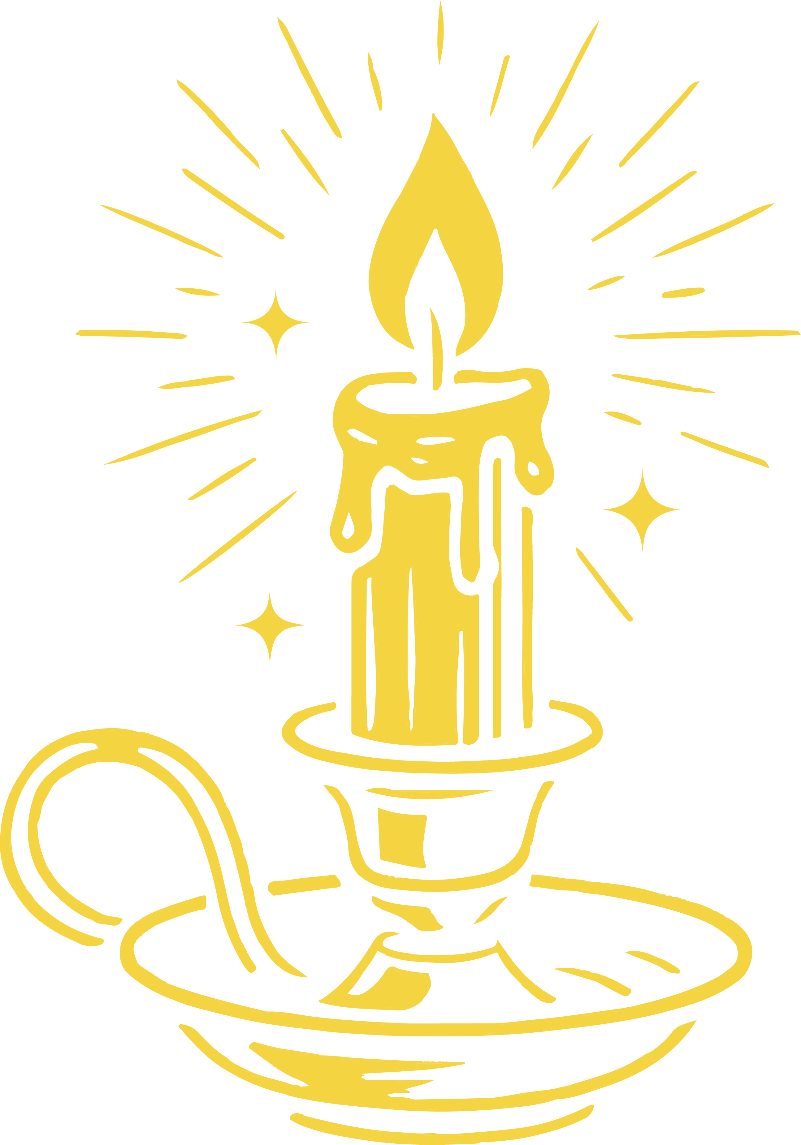 Go Boldly Forward Candle